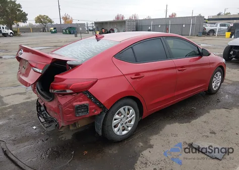 2017 Hyundai Elantra Se from USA, damaged, VIN 5NPD74LF9HH140275